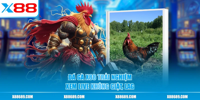 Đá gà X88 trải nghiệm xem live không giật, lag